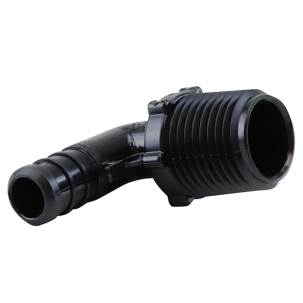 Apollo 1/2 in. Plastic PEX Barb x Male Pipe Thread 90-Degree Elbow (5-Pack), 5PK PXPAME125PK - main